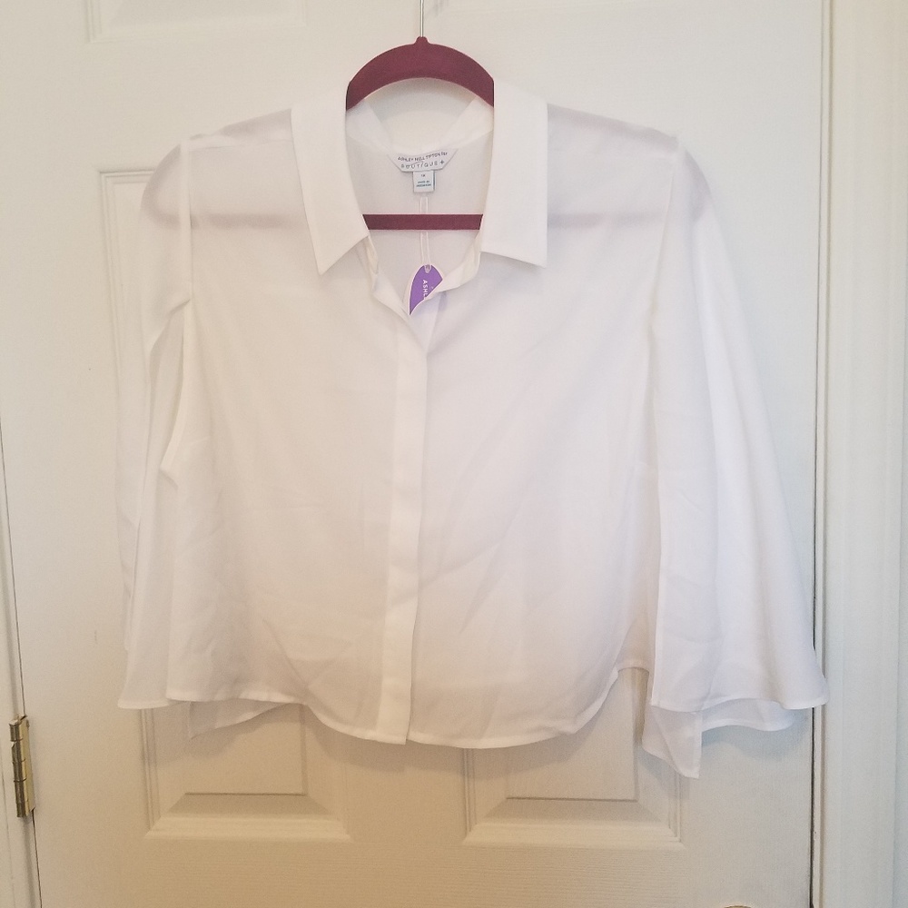 NWT Ashley Nell Tipton for JC Penney's crop top